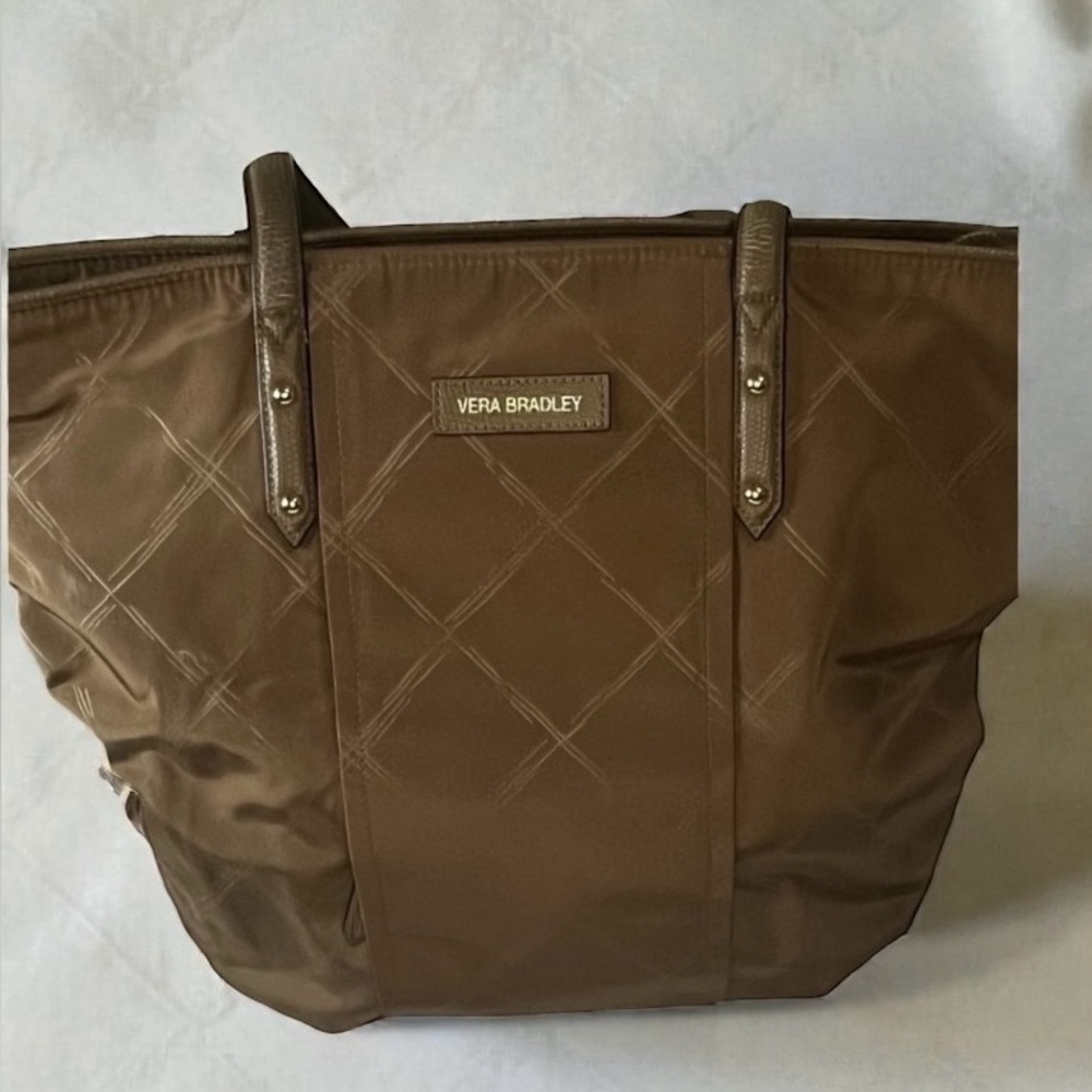 Vera Bradley Bronze color Tote Bag - neutral Classic, for everyday or travel Y2K